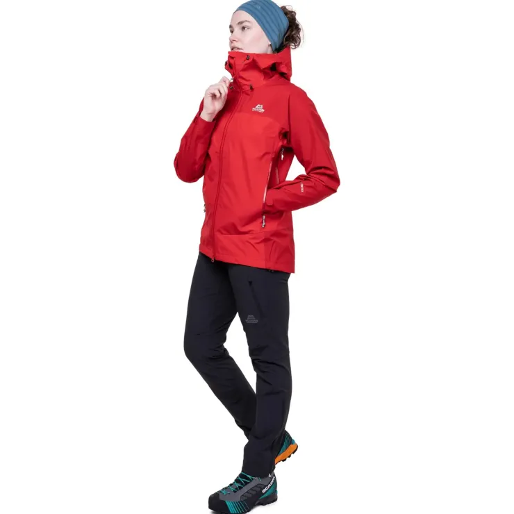 Waterproof Jackets-Mountain Equipment Womens Saltoro Jacket - Dusk-Cosmos