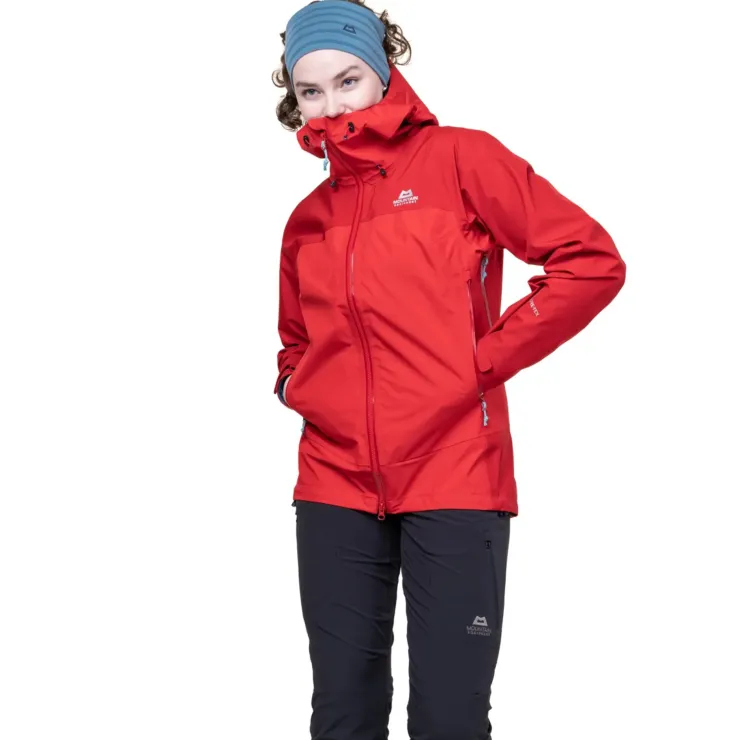 Waterproof Jackets-Mountain Equipment Womens Saltoro Jacket - Spruce-Deep Teal