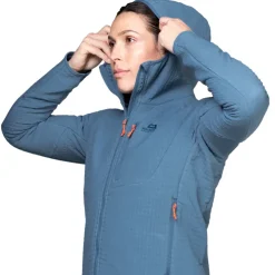 Fleece & Mid Layer-Mountain Equipment Womens Shroud Hooded Jacket - Cosmos