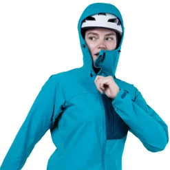 Softshell Jackets-Mountain Equipment Womens Squall Hooded Jacket - Topaz-Majolica