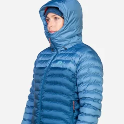 Insulated Jackets-Mountain Equipment Womens Superflux Jacket - Chili Red-Merlot