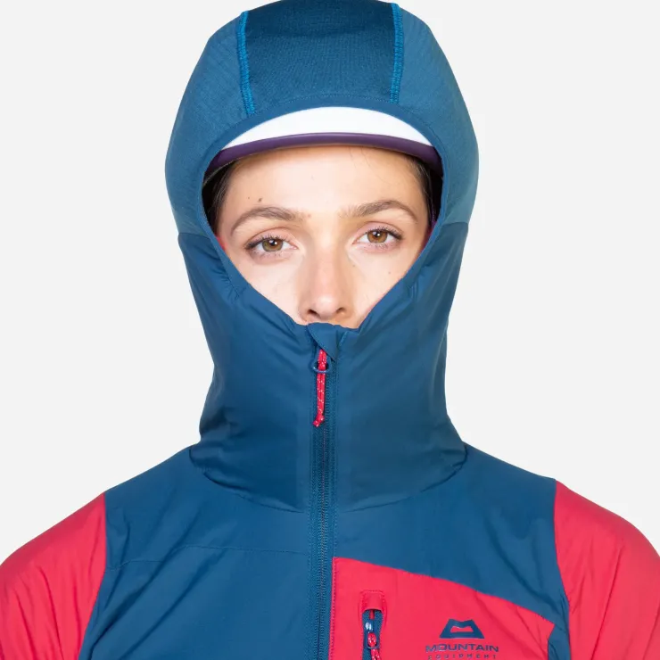 Fleece & Mid Layer-Mountain Equipment Womens Switch Pro Hooded Jacket - Majolica-Capsicum