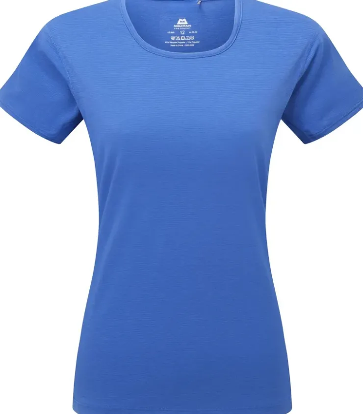 T-Shirts & Baselayers-Mountain Equipment Womens Tempi Tee - Vivid Blue