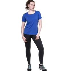 T-Shirts & Baselayers-Mountain Equipment Womens Tempi Tee - Majolica Blue