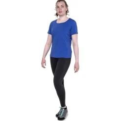 T-Shirts & Baselayers-Mountain Equipment Womens Tempi Tee - Majolica Blue