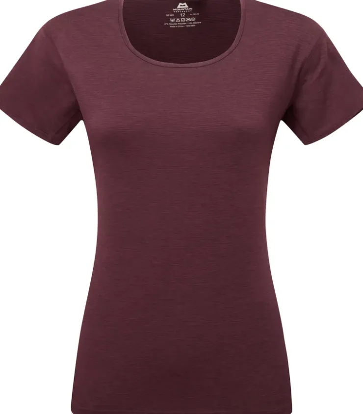T-Shirts & Baselayers-Mountain Equipment Womens Tempi Tee - Raisin