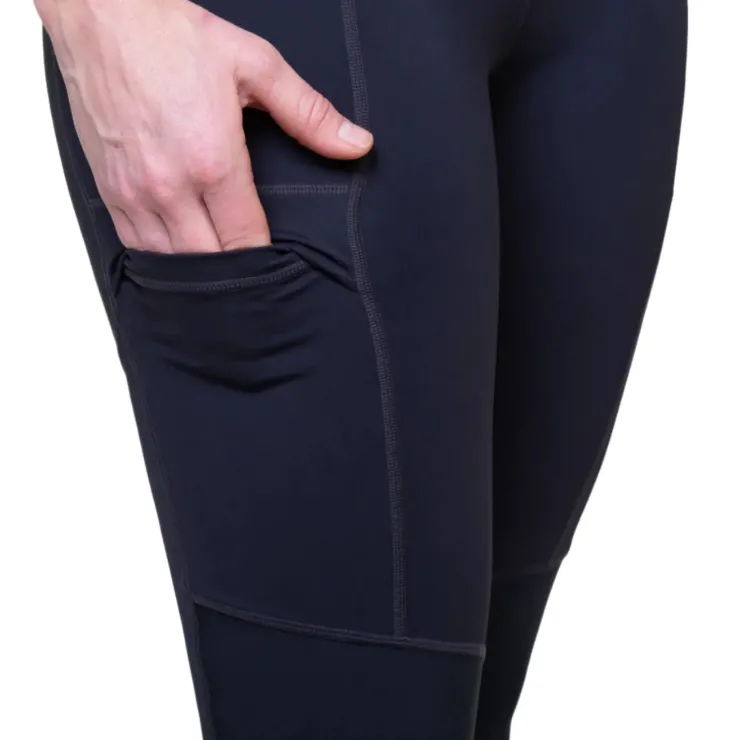 Trousers & Leggings-Mountain Equipment Womens Turas Legging - Phantom-Black