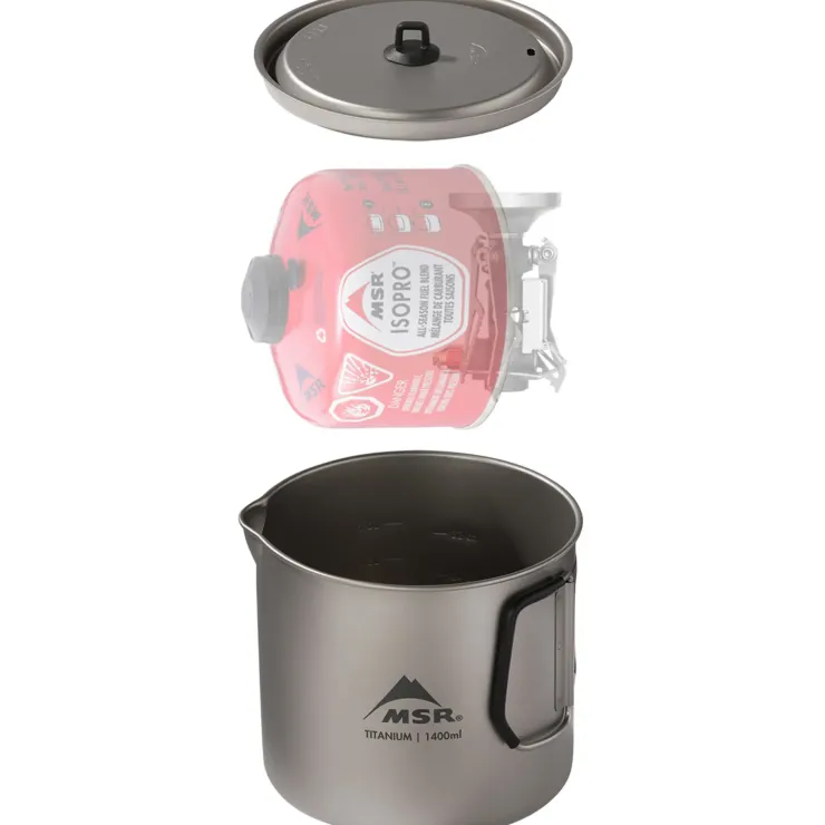 Pots, Pans & Kettles-MSR Titan Kettle - 1400mL