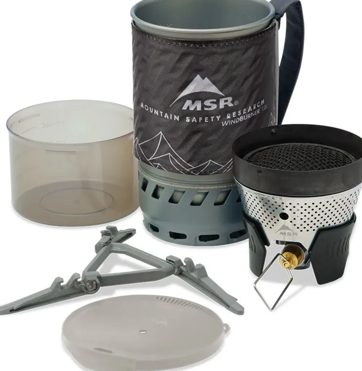 Lightweight Stoves-MSR WindBurner Stove System 1.0L - Black