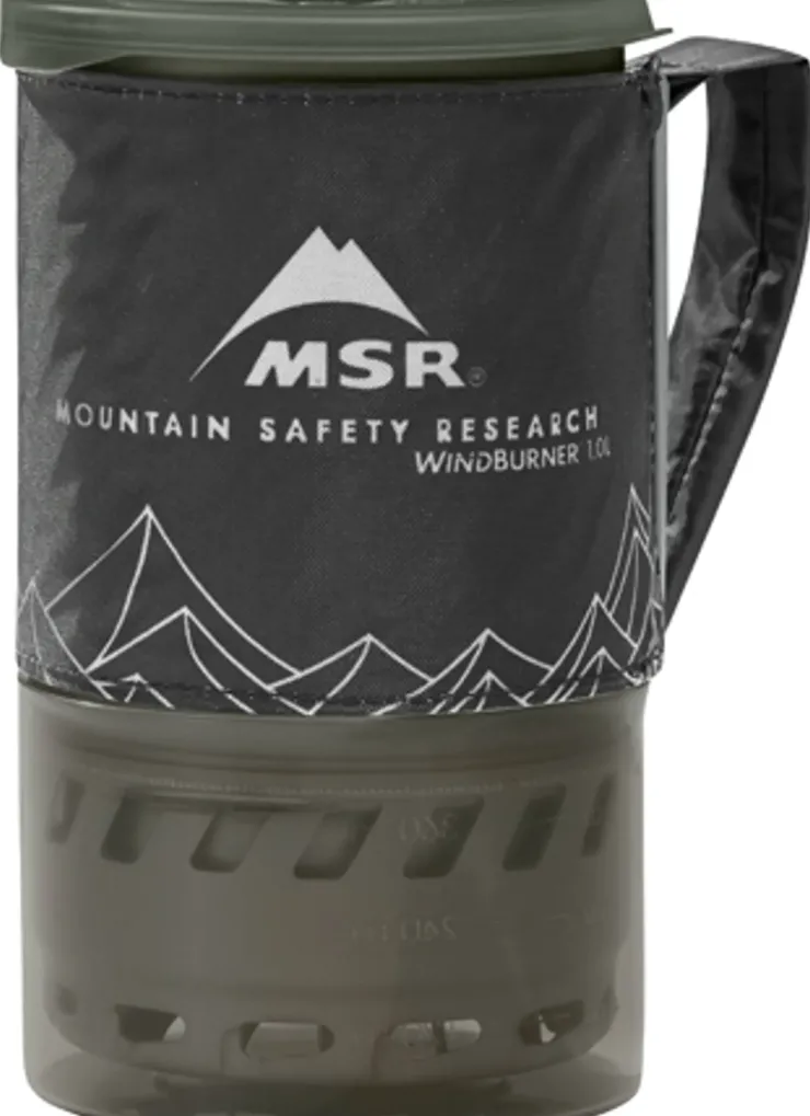 Lightweight Stoves-MSR WindBurner Stove System 1.0L - Black