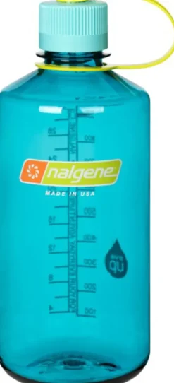 Water Bottles-Nalgene Sustain Narrow Mouth Water Bottle - 1L - Cerulean