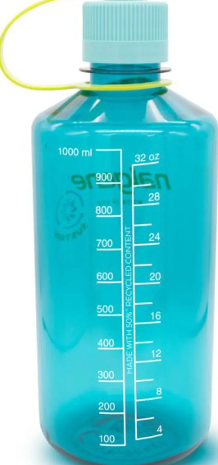 Water Bottles-Nalgene Sustain Narrow Mouth Water Bottle - 1L - Cerulean