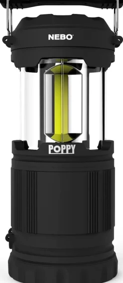 Lights & Lanterns|Lighting-Nebo Poppy Lantern - Black