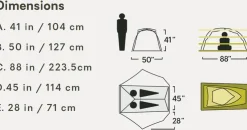 Backpacking & Lightweight Tents-Nemo Dragonfly OSMO 2P Tent