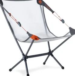 Camping Furniture-Nemo Moonlite Elite Reclining Backpacking Chair - Goodnight Gray