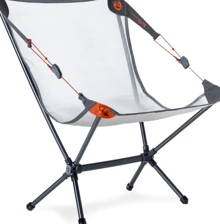 Camping Furniture-Nemo Moonlite Elite Reclining Backpacking Chair - Goodnight Gray