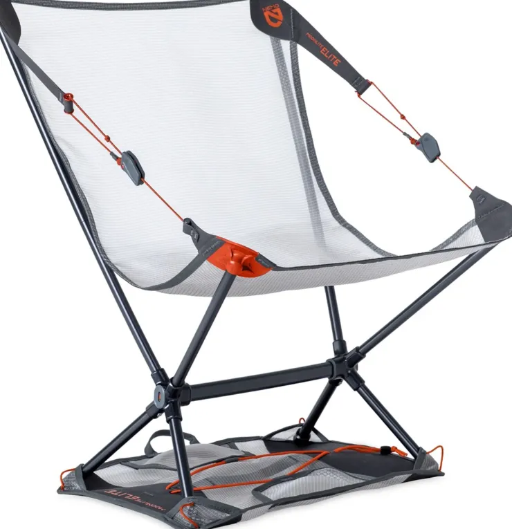 Camping Furniture-Nemo Moonlite Elite Reclining Backpacking Chair - Goodnight Gray