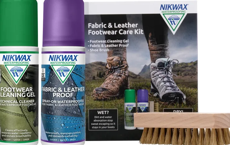 Footwear Cleaning & Proofing-Nikwax Fabric and Leather Footwear Care Kit