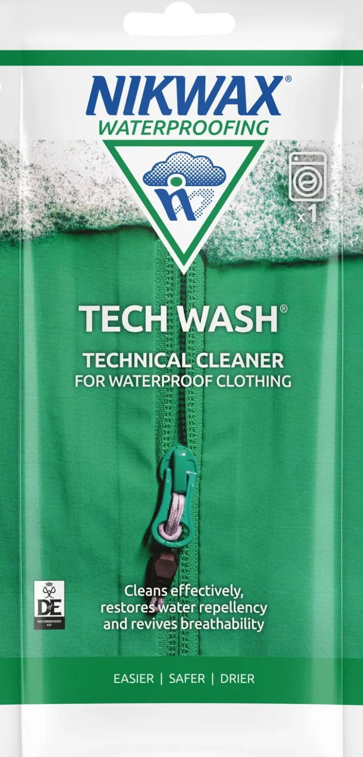 Clothing Cleaning & Proofing-Nikwax Tech Wash Pouch - 100ml