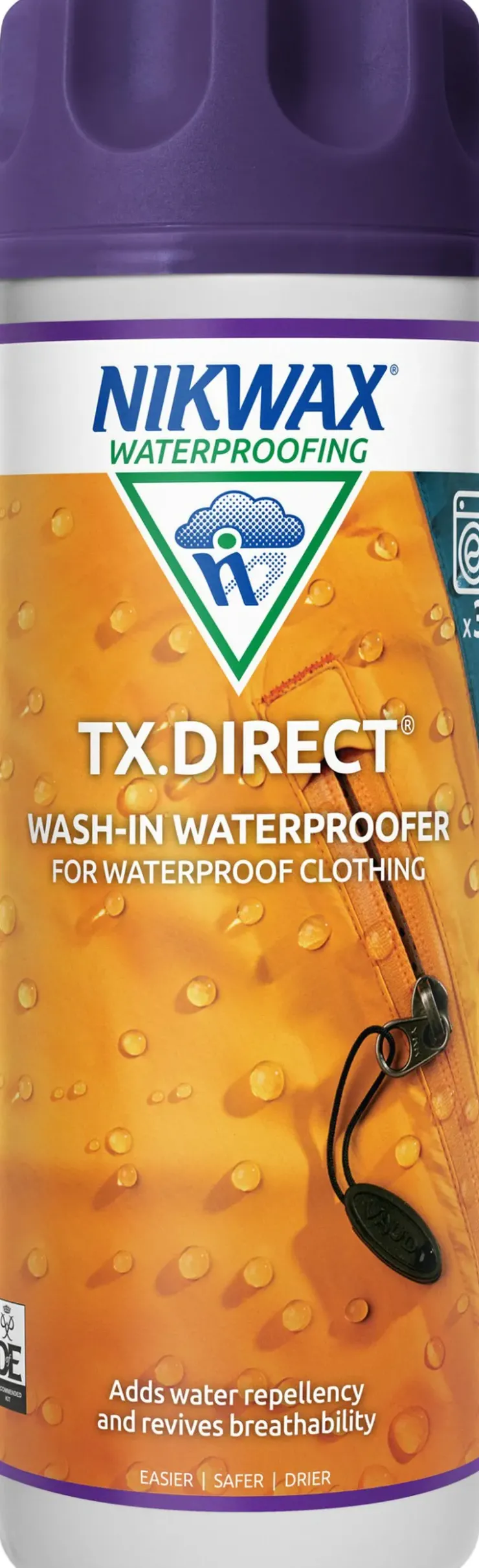 Clothing Cleaning & Proofing-Nikwax TX.Direct Wash-In - 300ml