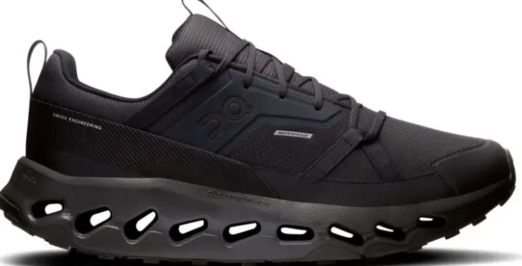 Hiking Shoes & Boots|Approach Shoes-On Mens Cloudhoriz Waterproof Shoes - Black-Black