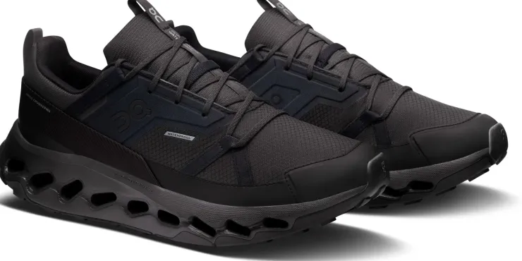 Hiking Shoes & Boots|Approach Shoes-On Mens Cloudhoriz Waterproof Shoes - Black-Black