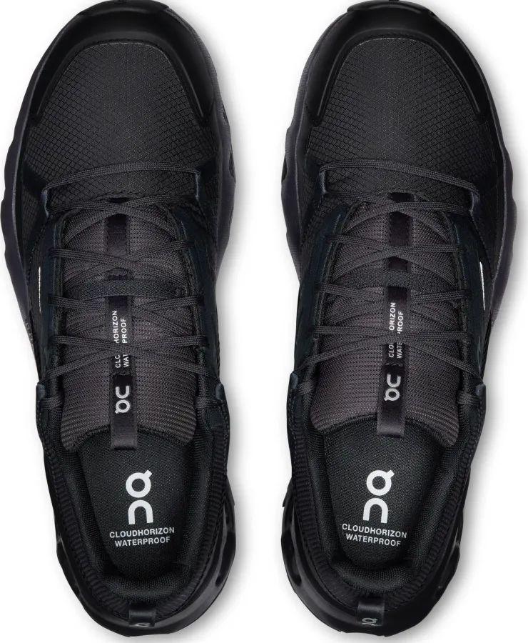 Hiking Shoes & Boots|Approach Shoes-On Mens Cloudhoriz Waterproof Shoes - Black-Black
