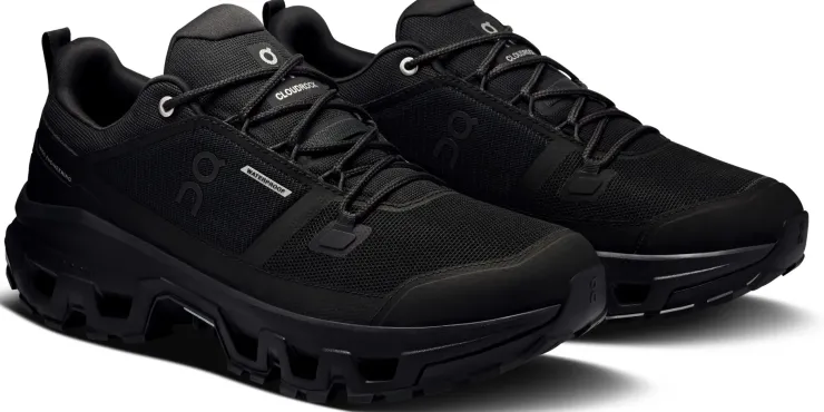 Hiking Shoes & Boots|Walking Shoes-On Mens Cloudrock Low Waterproof Shoes - Black-Black
