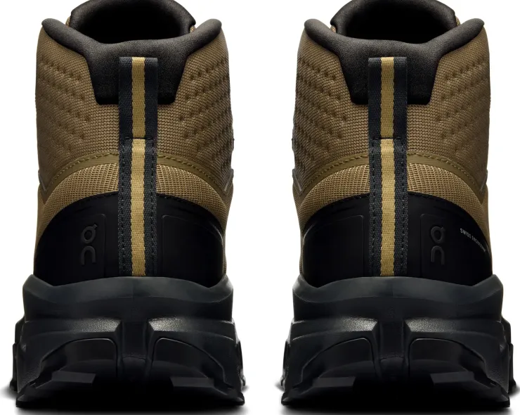 Hiking Shoes & Boots|Walking Shoes-On Mens Cloudrock Mid Waterproof Shoes - Hunter-Black