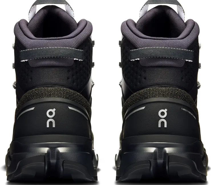 Hiking Shoes & Boots|Mid Height Boots-On Mens Cloudrock Trek Waterproof Shoes - Black-Black