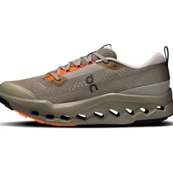 Running Shoes-On Mens Cloudsurfer Trail 2 Running Shoes - Eclipse-Cinder