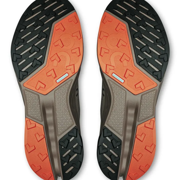 Running Shoes-On Mens Cloudsurfer Trail 2 Running Shoes - Eclipse-Cinder