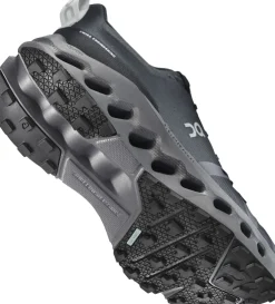 Hiking Shoes & Boots|Running Shoes-On Mens Cloudsurfer Trail Waterproof Shoes - Black-Eclipse