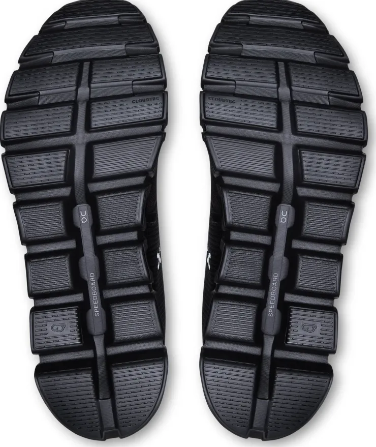 Walking Shoes-On Mens Cloud 6 Waterproof Shoes - Black-Black