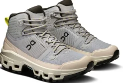 Hiking Shoes & Boots|Walking Shoes-On Womens Cloudrock Mid Waterproof Shoes - Alloy-Ice