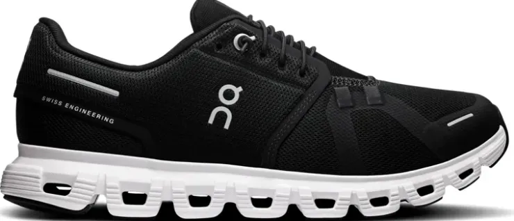 Hiking Shoes & Boots|Walking Shoes-On Womens Cloud 6 Shoes - Black-White