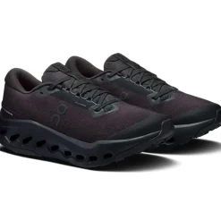 Running Shoes-On Womens Cloudsurfer Trail 2 WP Running Shoes - Black-Black