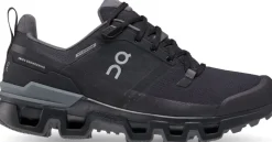 Walking Shoes-On Womens Cloudwander Waterproof Hiking Shoes - Black-Eclipse