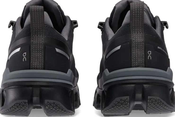 Walking Shoes-On Womens Cloudwander Waterproof Hiking Shoes - Black-Eclipse