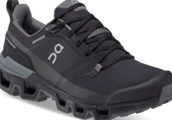 Walking Shoes-On Womens Cloudwander Waterproof Hiking Shoes - Black-Eclipse