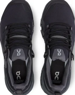 Walking Shoes-On Womens Cloudwander Waterproof Hiking Shoes - Black-Eclipse