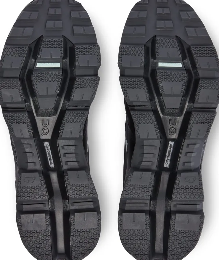 Walking Shoes-On Womens Cloudwander Waterproof Hiking Shoes - Black-Eclipse