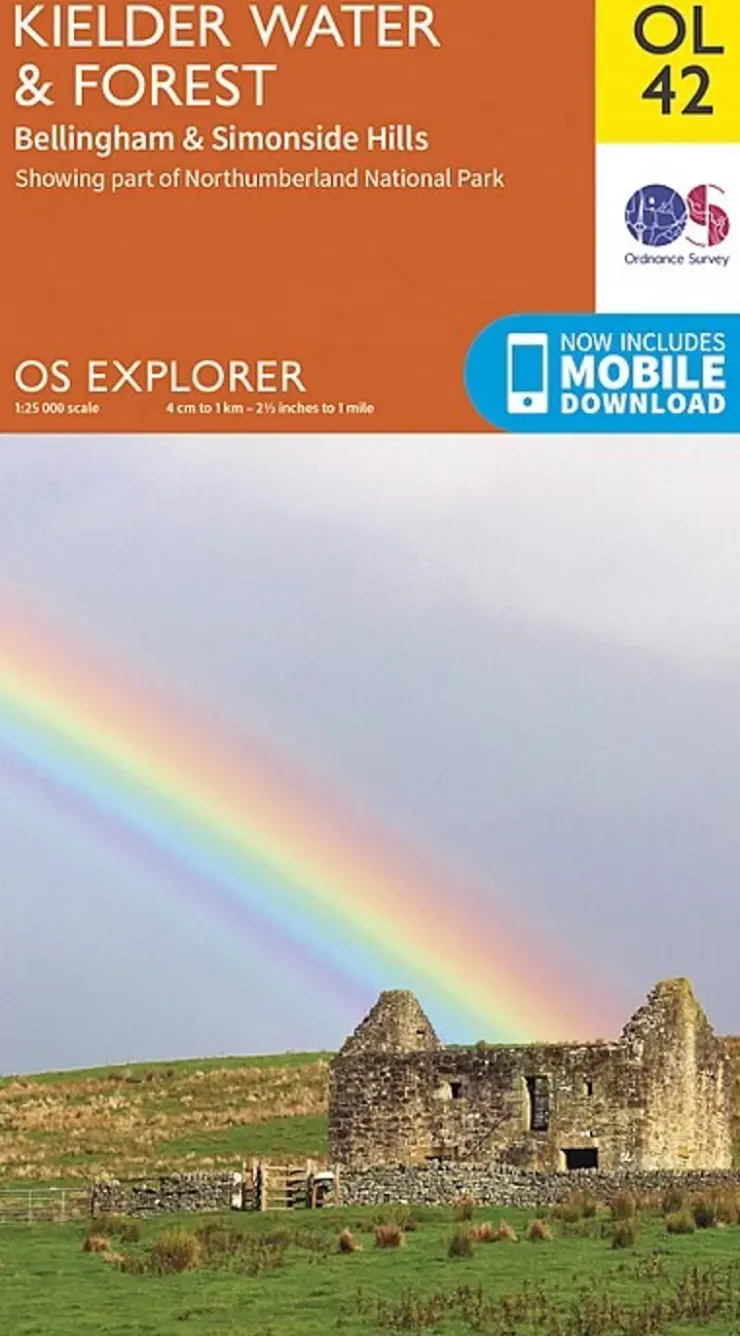 Maps And Books-Ordnance Survey OS Explorer Map OL42 - Kielder Water and Forest