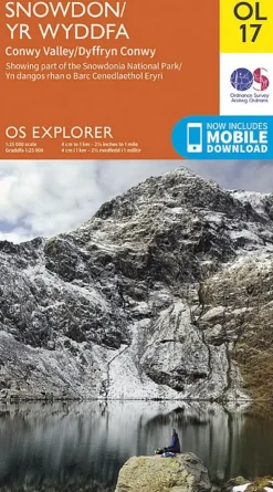 Maps And Books-Ordnance Survey OS Explorer Map OL17 - Snowdon and Conwy Valley