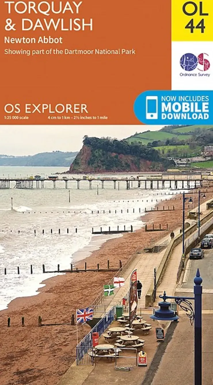 Maps And Books-Ordnance Survey OS Explorer Map OL44 - Torquay and Dawlish, Newton Abbot