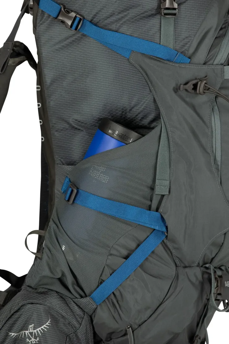 Backpacking Packs-Osprey Aether Plus 70 Rucksack - Eclipse Grey
