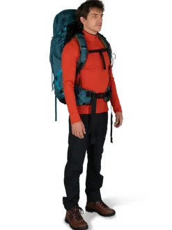 Backpacking Packs-Osprey Atmos AG 65 Rucksack - Black