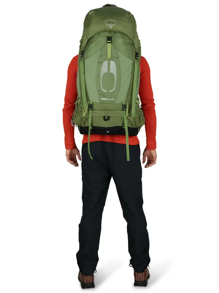 Backpacking Packs-Osprey Atmos AG 50 Rucksack - Venturi Blue