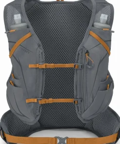 Fast & Light Rucksacks And Vests-Osprey Duro 15 with Flasks - Phantom Grey-Toffee Orange