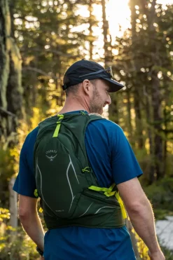 Fast & Light Rucksacks And Vests-Osprey Duro 15 with Flasks - Phantom Grey-Toffee Orange